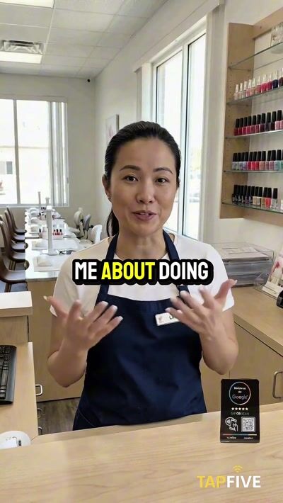 Nail salon testimonial